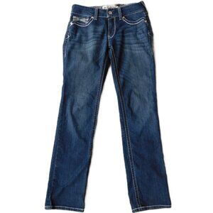 Ariat R.E.A.L. Mid Rise Stretch Ivy Stackable Straight Leg Jean | VGUC | 28